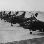 Portuguese Air Force FIAT G.91R/4 frontline at Guinea-Bissau in 1966. 121st ‘Tiger’ Squadron