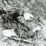 John Murphy rests up during an external raid.